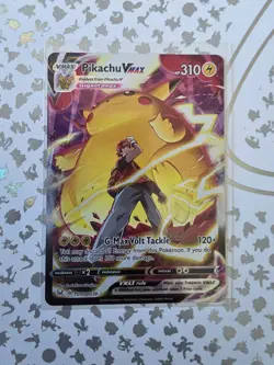 Pikachu VMAX TG17/TG30 Lost Origin Trainer Gallery Holo VMAX Rare Pokemon NM-MT - Image 1