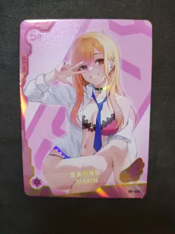 SR-006 Marin Kitagawa My Dress-Up Darling Goddess Story Anime Waifu Holo Card - Image 1