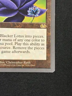 Blacker Lotus Unglued NON FOIL Magic The Gathering MTG Card - Image 4