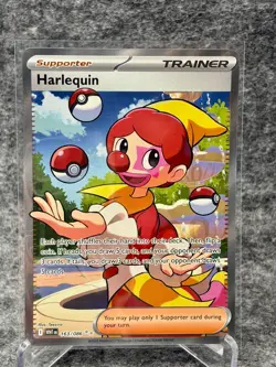 Harlequin 163/086 Ultra Rare White Flare Pokemon Card - Image 1