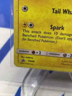 Pokemon Cards Pikachu SM86 Cosmo Holo Black Star Promo - Image 2