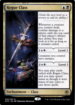 Rogue Class AFR #230 Adventures in the Forgotten Realms Magic: The Gathering LP - Image 1