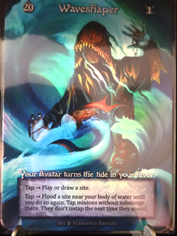 Sorcery Contested Realm Beta Waveshaper Avatar NM Foil - Image 1