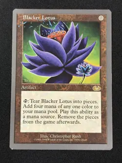 Blacker Lotus Unglued NON FOIL Magic The Gathering MTG Card - Image 1