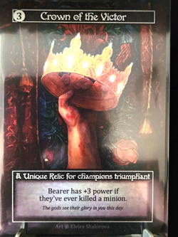 Sorcery Contested Realm Beta Crown of the Victor Unique NM Foil - Image 1