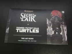 MTG Secret Lair TMNT The Last Ronin - foil - sealed - FREE SHIPPING - Image 1