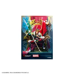 Gamegenic MTG Marvel Super Heroes Premium Art Sleeves - Loki Laufeyson - Image 1