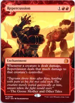 Repercussion Wilds of Eldraine: Enchanting Tales, 48 NM - Image 1