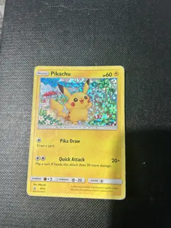 Pikachu Pokemon trading card 2018 McDonald’s promo card 7 Out Of 15 - Image 1