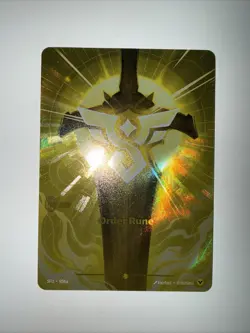 Order Rune (Holo Foil Alternate Art) Riftbound Spiritforged SFD R06a - In Hand - Image 1