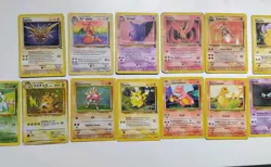 59 Pokemon vintage WOTC CARD LOT Gengar Dragonite Raichu Fossil MP/HP condition - Image 1