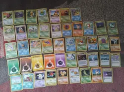 59 Pokemon vintage WOTC CARD LOT Gengar Dragonite Raichu Fossil MP/HP condition - Image 2