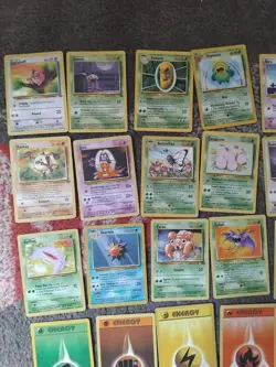 59 Pokemon vintage WOTC CARD LOT Gengar Dragonite Raichu Fossil MP/HP condition - Image 3