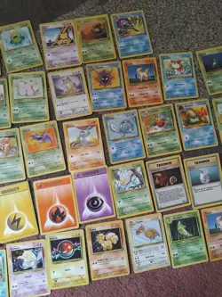 59 Pokemon vintage WOTC CARD LOT Gengar Dragonite Raichu Fossil MP/HP condition - Image 5