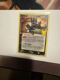Pokemon TCG Greninja Gold Star SWSH144 25th Celebrations Promo Card Sealed - Image 4