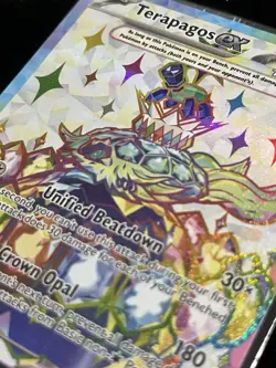 Pokemon *SEALED* Terapagos ex 165 Sv: Scarlet & Violet Promo Cards Holo Stellar - Image 3