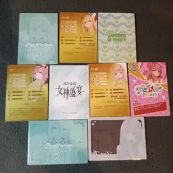 9 Cards Zero Two Darling of the franks WAIFU ANIME CARD goddess story - Image 2