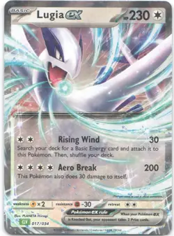 Lugia ex Classic Collection Trading Card Game Classic 017/034 NM - Image 1