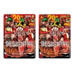 Pre-Order ENGLISH Monkey D. Luffy PROMO P-159 2 Card Set 29th Anniversary - Image 1
