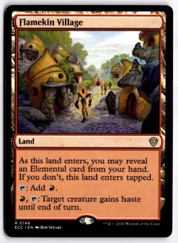 Flamekin Village NM ECC Commander: Lorwyn Eclipsed MTG - Image 1
