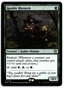 Ignoble Hierarch NM ECC MTG Commander: Lorwyn Eclipsed - Image 1