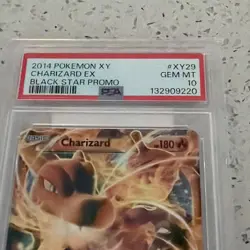 2014 POKEMON XY BLACK STAR PROMO #XY29 CHARIZARD EX PSA 10 - Image 2