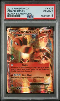 2014 POKEMON XY BLACK STAR PROMO #XY29 CHARIZARD EX PSA 10 - Image 1