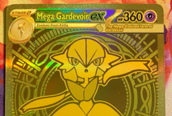 Pokemon Mega Evolutions Mega Gardevoir EX 187/132 Mega Hyper Rare Gold English - Image 5