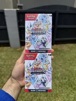 *LOT OF 2* Pokemon Prismatic Evolutions Booster Bundle Brand New Factory Sealed - Image 1