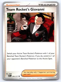 Team Rocket's Giovanni 204/217 Uncommon Ascended Heroes Pokemon Near Mint - Image 1