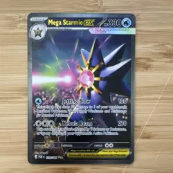 Pokemon Mega Starmie EX 118/088 Secret Rare Holo POR English HP 330 - Image 1