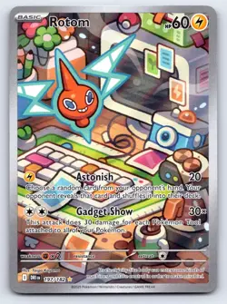 Rotom 197/182 Illustration Rare Destined Rivals Pokemon Holo Near Mint - Image 1