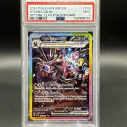 Pokemon Surging Sparks Hydreigon ex 240/191 Sv08: Special Illustration PSA 9 - Image 1