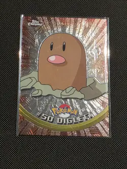 Topps Chrome Pokemon Diglett Holo - Image 1