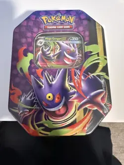 Pokemon TCG Mega Gengar-EX Metal Tin Promo English 2026 6+ Mega Evolution - Image 1