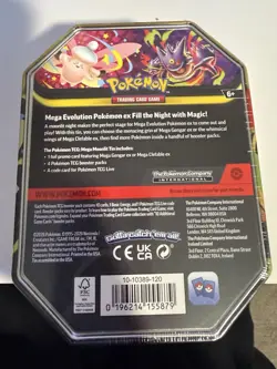 Pokemon TCG Mega Gengar-EX Metal Tin Promo English 2026 6+ Mega Evolution - Image 3