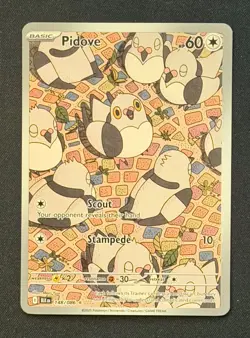 Pokemon Pidove 148/086 Black Bolt Illustration Rare Holo NM - Image 1