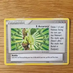 X ACCURACY 7/8 POKEMON CARD (TRADING FOGURE GAME SET) - Image 1