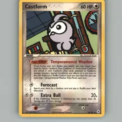 Castform 30/101 Uncommon Hidden Legends Pokemon Lightly Played - Image 1