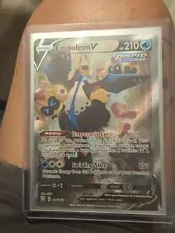 Pokemon TCG Empoleon v Alternative Art Holo Ultra Rare Card Battle Styles - Image 1