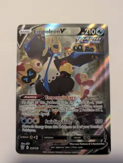 Pokemon TCG Empoleon v Alternative Art Holo Ultra Rare Card Battle Styles - Image 2