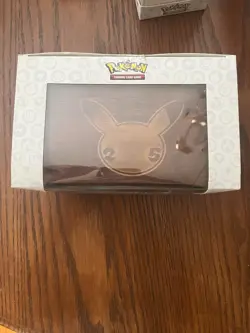 Pokemon TCG Wood 25th Anniversary Celebration Deck Box New Sealed in Box - Image 1