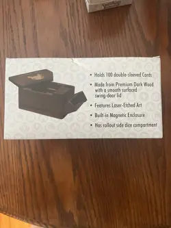 Pokemon TCG Wood 25th Anniversary Celebration Deck Box New Sealed in Box - Image 3