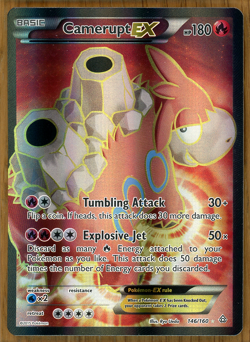 Camerupt EX - 146/160 ~ Full Art Ultra Rare ~ XY Primal Clash ~ Near Mint!!! - Image 1