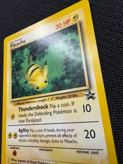 Pikachu #27 Wizards Black Star Promo Pokemon TCG WOTC 2000 | MP - Image 2