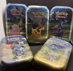 Pokemon TCG Mega Evolution Ascended Heroes Mini Tin Lot of 5 *Sealed - Image 1