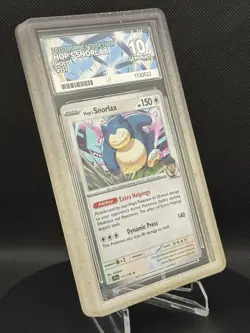 🌿😴 Pokemon TCG – Hop’s Snorlax 117/159 Holo – Journey Together – ACE 10 + GG - Image 4