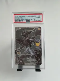 2021 POKEMON CELEBRATIONS FA/ZEKROM CLASSIC COLL #114 PSA 10 - Image 1