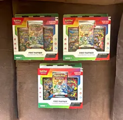 Pokemon Pokemon TCG First Partner Illustration Collection Series 1 Sealed Lot 3 - Image 1