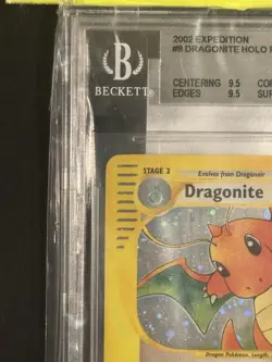 2002 Pokemon Expedition #9 Dragonite Holo BGS 9 Mint - Image 4
